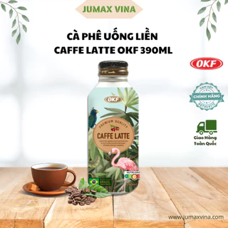 MUA 5 TẶNG 1 Cà phê Latte uống liền nhập khẩu Hàn Quốc thơm ngon đậm đặc - Caffe Latte OKF 390ML