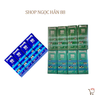 Vỉ 4 Hộp Sữa Tươi Vinamilk 100% 180ml