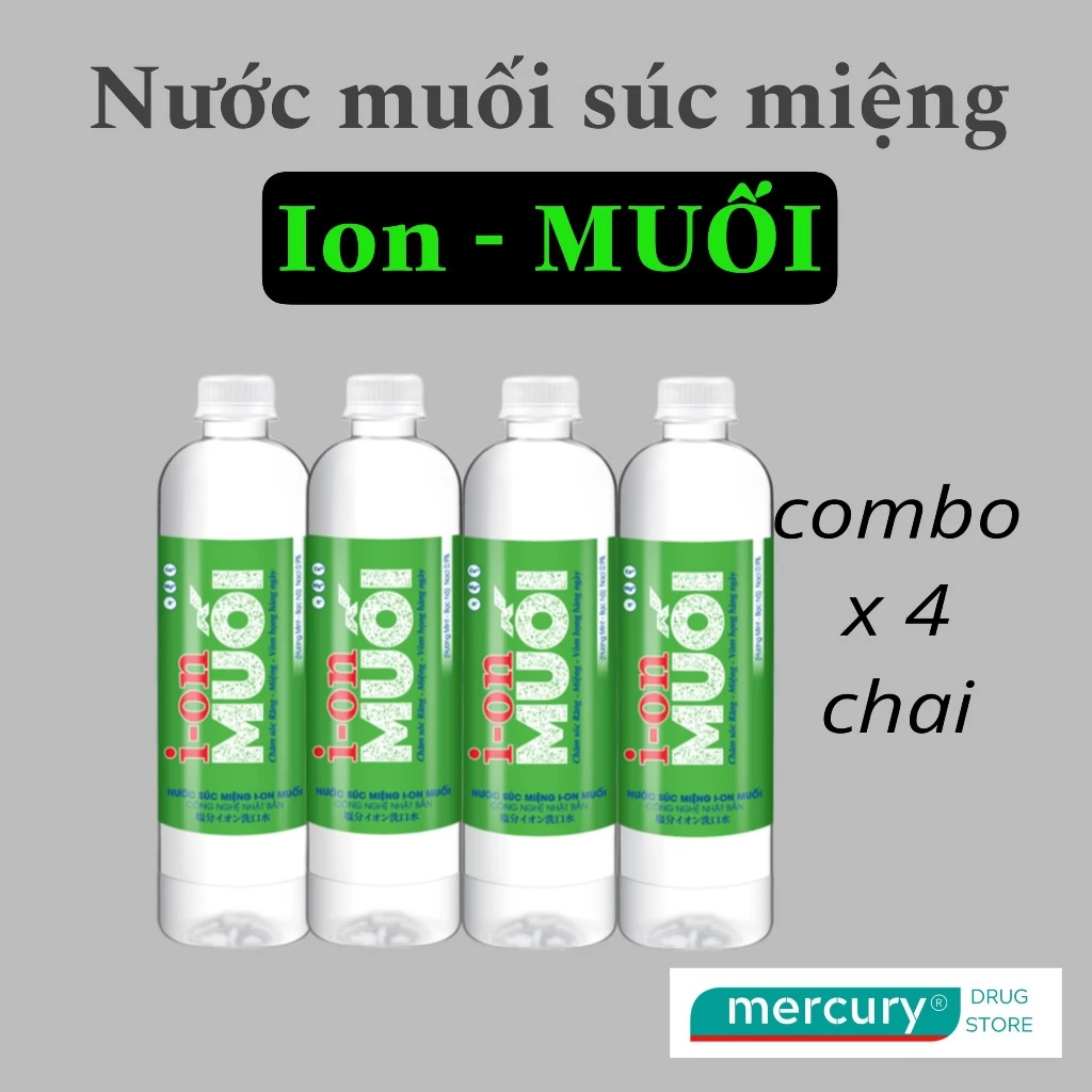 Nước súc miệng ion Muối hương biển 680ml