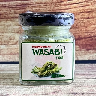 [HÀNG ĐÔNG LẠNH CHỈ GIAO HCM] Mù Tạt Tươi từ củ wasabi chiết lọ thủy tinh 50G