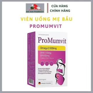 Viên uống PROMUMVIT bổ sung omega 3 và khoáng chất giúp mẹ khỏe bé thông minh - Hộp 30 viên - Gia Hân Pharmacy