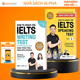 Sách: Lẻ/Combo 2 Cuốn How To Crack The Ielts Speaking + Writing Test - Vol1 (Alpha Books)