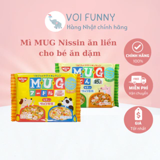 [CHÍNH HÃNG] Mì Mug Nissin MÌ ăn liền ăn dặm cho bé date 2024