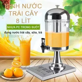 Bình Đựng Nước Ép Trái Cây Inox 8L (Loại Tốt)