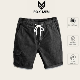 Quần Ngố - Quần Short JEAN Nam 45 -100kg  FOX Men