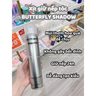 Gôm keo xịt tóc tạo kiểu Butterfly chai 150ml 320ml