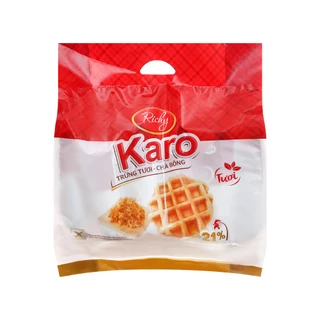 Bánh trứng tươi-chà bông Karo sợi thịt gà 156g 6 pack