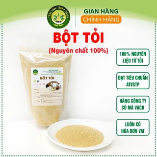 Bột tỏi nguyên chất 100% thơm mịn, giúp tăng hương vị cho món ăn [250gr - 1Kg] l Kho thảo mộc thiên nhiên