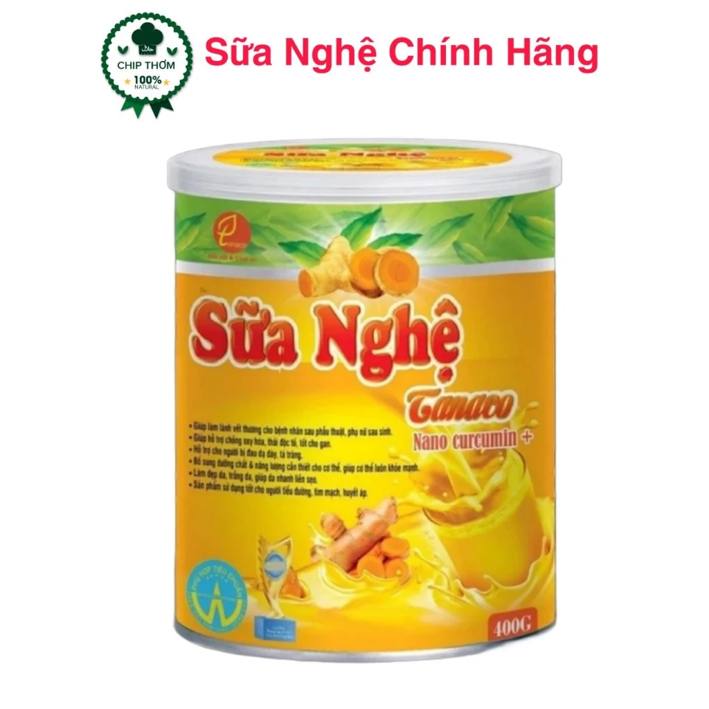 SỮA NGHỆ TANACO - sữa nghệ Nano hỗ trợ cho người bị đau dạ dày, tá tràng