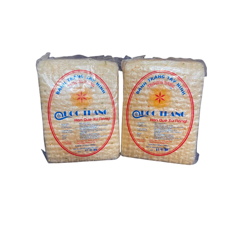 1KG BÁNH TRÁNG MUỐI ỚT[ 2 XẤP 500G]