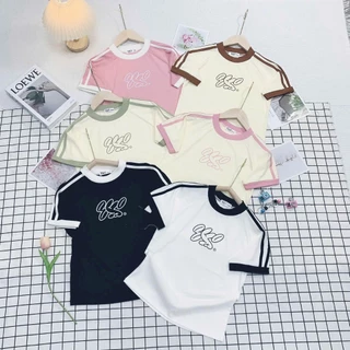 Áo Baby Tee Chữ Kiểu S Tay Ngắn Borip Quảng Châu 4 Chiều - Dư Tú Lệ Shop