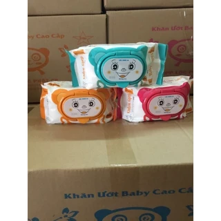 KHĂN GIẤY ƯỚT BABY WIPER NẶNG 600G. KHÔNG MÙI. KHỔ LỚN.