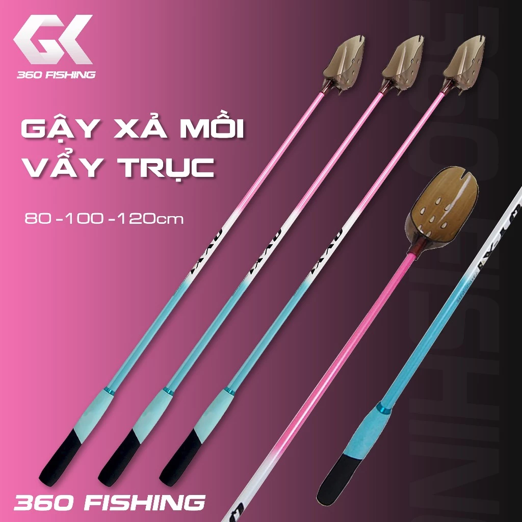 Gậy Xả Mồi Câu Cá Gậy Vẩy Mồi Câu Đài Chuyên Dụng Độ Dài 80cm 100cm 120cm