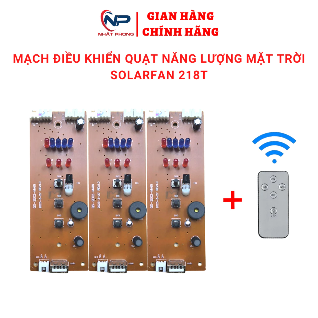 MẠCH QUẠT NĂNG LƯỢNG MẶT TRỜI SOLAR FAN JD-198W,JD-T919,JD-118F,HS-118