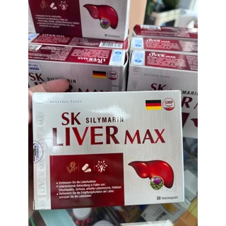 SK LIVER MAX – VIÊN UỐNG BỔ GAN. SẢN PHẨM SẢN XUẤT TẠI ĐỨC - 30 viên