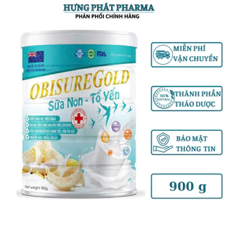 Sữa OBISUREGOLD SỮA NON – TỔ YẾN giúp tăng cường sức khỏe, nâng cao sức đề kháng hộp 900g