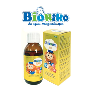 Siro Ăn Ngon BioKiko, Bổ Sung Dưỡng Chất Tăng Cường Miễn Dịch Cho Trẻ. Chai 110ml