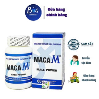 Viên uống tăng cường sinh lý nam Maca M Male Power 60 viên