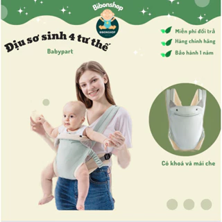 Địu em bé 4 tư thế Babypark thoáng mát êm ái không đau chân