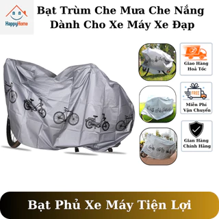 Bạt phủ xe máy chống nắng mưa, bạt trùm xe tránh bụi bẩn chống thấm tuyệt đối bạt trùm cả xe