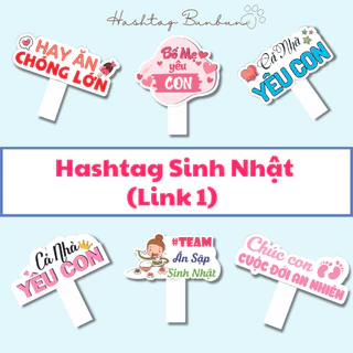 Hashtag sinh nhật, biển chụp hình sinh nhật (link 1)