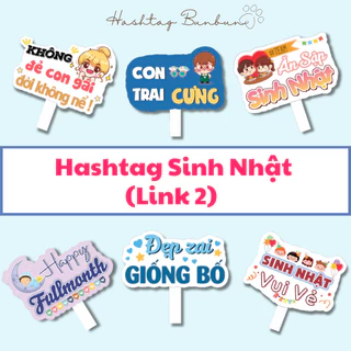 Hashtag sinh nhật, biển chụp hình sinh nhật (link 2)