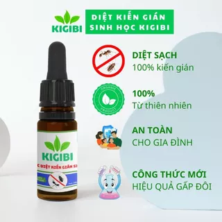 Thuốc diệt kiến gián sinh học KIGIBI diệt tận gốc kiến đen, kiến lửa, kiến hôi, kiến ba khoang, gián đức