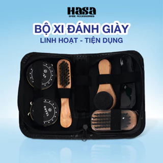 Bộ xi đánh giày kèm phụ kiện HASA tiện dụng chính hãng (XDG151)