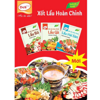 COMBO 3 Gói Gia Vị Nấu Lẩu Hải Sản,Lẩu Bò,Lẩu Gà