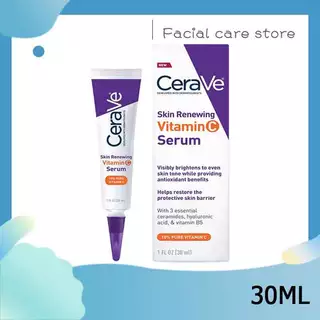 Tinh chất VC chống oxy hóa CeraVe Skin Renewing 10% Vitamin C 30mL sảng khoái không nhờn hấp thụ nhanh
