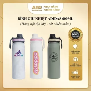 Bình giữ nhiệt Adidas, bình giữ nhiệt Adidas Mỹ 600ml nhiều màu