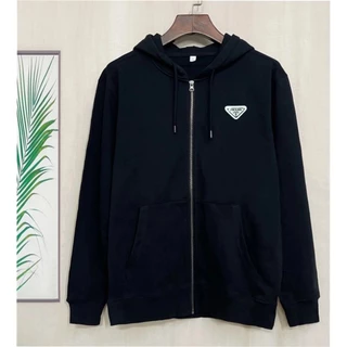 Áo Khoác Nỉ Logo Para ❤ Áo Hoodie Khóa Kéo Dày Dặn Dáng Rộng Nam Nữ NVA676