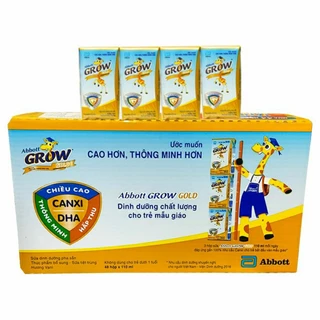 Thùng 48 Hộp Sữa Nước Abbott Grow Gold 110ml cho trẻ 1 tuổi trở lên