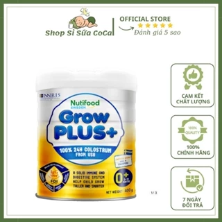 Sữa Bột Nutifood Growplus Vàng 0+ 400gr Sữa Non