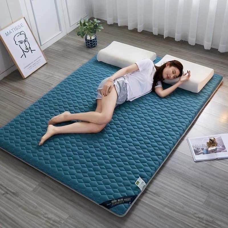 Đệm mỏng 4cm, Topper nệm vải mát gấp gọn tiện lợi đủ kích thước (GDH)