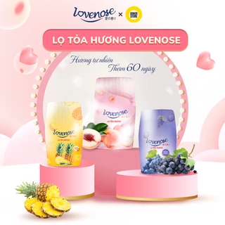 Lọ tỏa hương Lovenose 250ml giữ thơm 60 ngày, hương thơm tự nhiên dễ chịu khử mùi sáp thơm phòng thế hệ mới