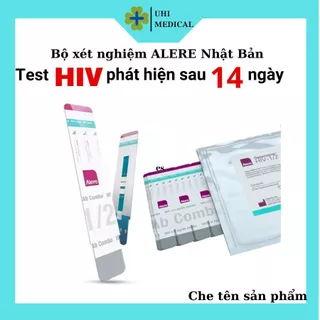 (HSD09/2024) Bộ xét nghiệm HIV phát hiện sớm 21 ngày kết quả chính xác hơn 95% Alere HIV Nhật Bản