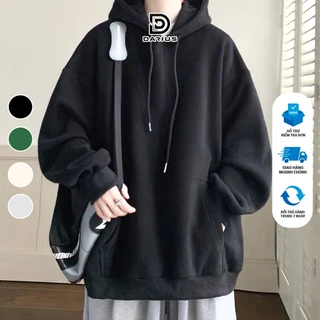 Áo Hoodie Trơn Nam nữ Unisex Form Rộng Avocado, Áo khoác Hoodie Thu Đông Chất Nỉ bông ấm áp Hàn Quốc