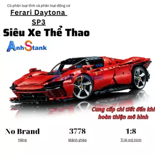 Mô hình lắp ráp siêu xe technic Ferari Daytona SP3 42143 tỉ lệ 1:8 3778 PCS