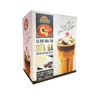 Cà phê sữa đá hòa tan 3in1 – Hộp 10gói x 25gr.