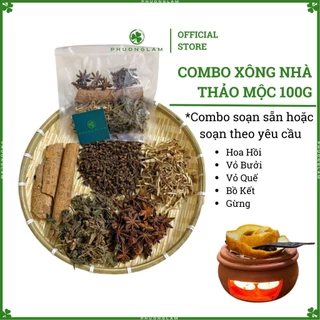 Thảo mộc xông nhà  Combo 5 loại dùng đốt với bếp xông thảo mộc giúp Thanh lọc không khí, Xua đủi côn trùng