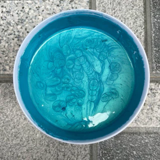Nhũ xanh ngọc 1kg hệ nước - màu cực đẹp