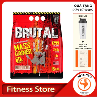 Brutal Mass Gainer 6.8kg Tăng Cân Tăng Cơ Cực Khủng cho người gầy với Protein, Carb, BCAA