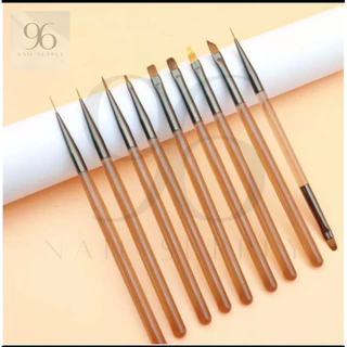 Bộ Cọ 9 Cây Làm Nail Vẽ Móng