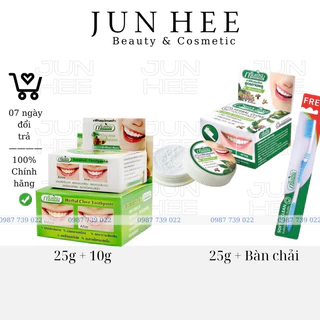 [ JUNHEE AUTH ] Kem tẩy trắng răng Herbal Clove Toothpaste chính hãng Thái Lan