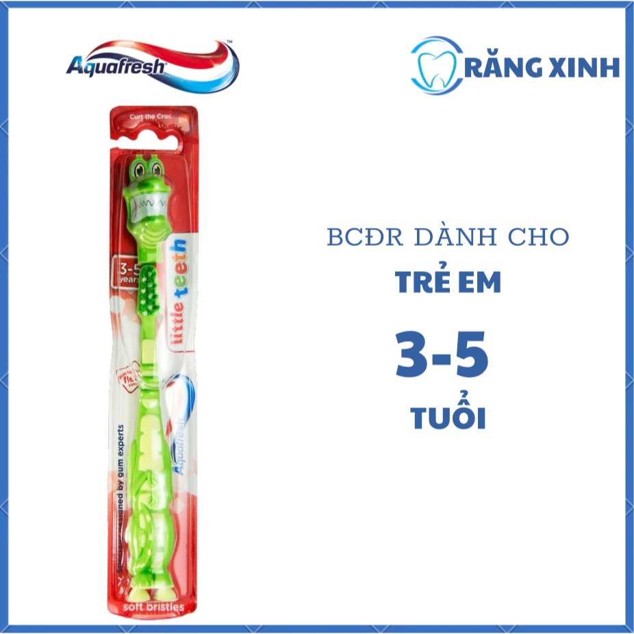 Bàn chải đánh răng Aquafresh Little Teeth - dành cho trẻ từ 3-5 tuổi,banchaidanhrang