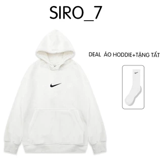 Áo hoodie TẶNG 1 ĐÔI TẤT  thêu dày dặn khoác nỉ nam nữ unisex hoodie thời trang phong cách