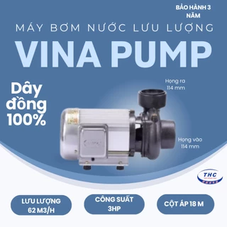 Máy bơm nước cánh tát Tân Hoàn Cầu  VINA PUMP 3HP