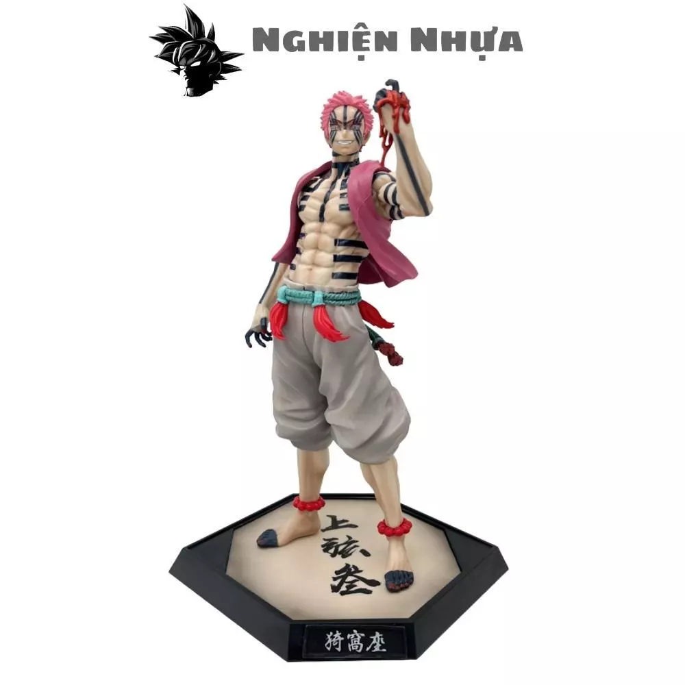 Mô Hình Kimetsu No Yaiba Thượng tam akaza dáng đứng siêu ngầu - Cao 26,5cm - nặng 600gram - Figure Thanh gươm diệt quỷ