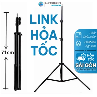 (HỎA TỐC) Chân Tripod Hợp Kim Nhôm/Inox Chiều cao 2m1 2m8 Chân Quay Giá Đỡ Điện Thoại Thiết Bị Studio